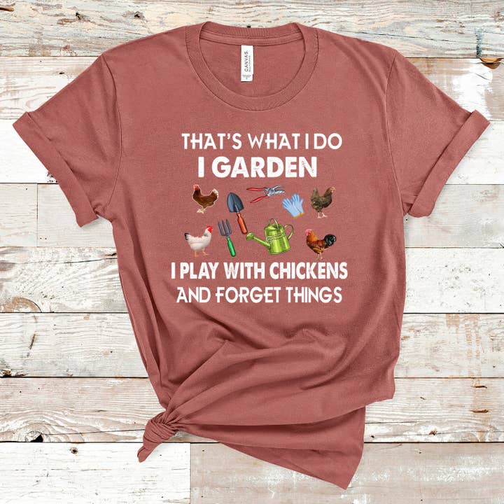 That's What I Do I Garden - Bella Graphic Tee for wholesale by LA Shirt Company