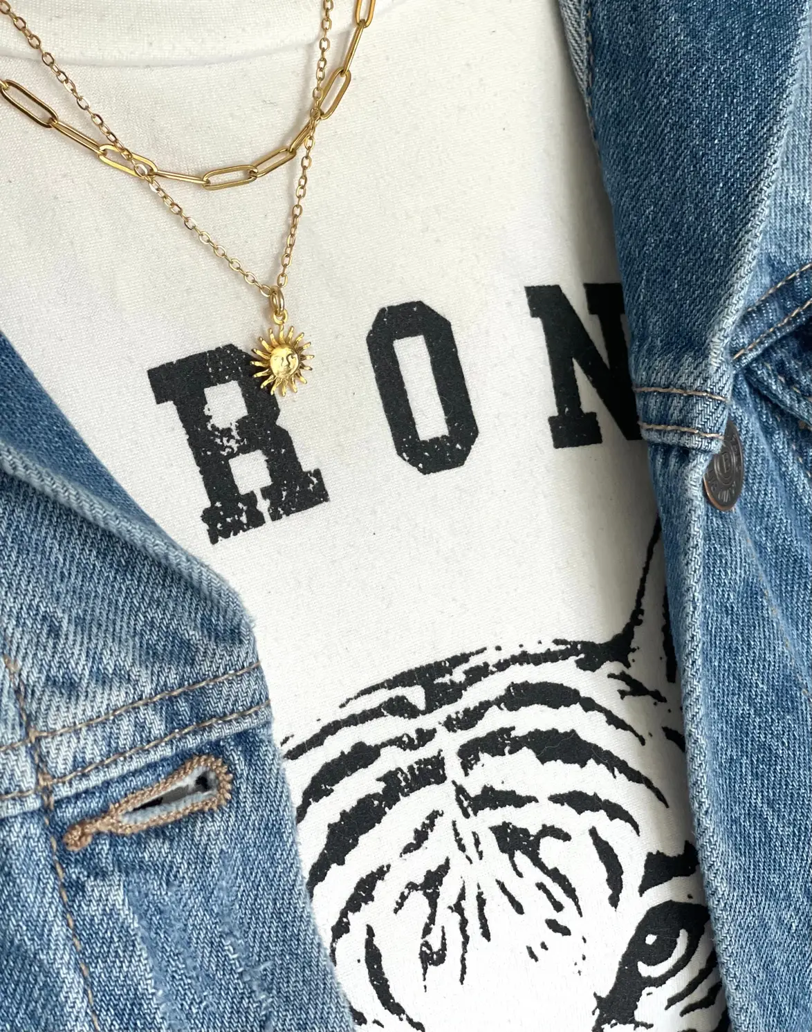 L Rae Charm - Vente Colliers à pendentif - Collier en or You are my Sunshine Sun1