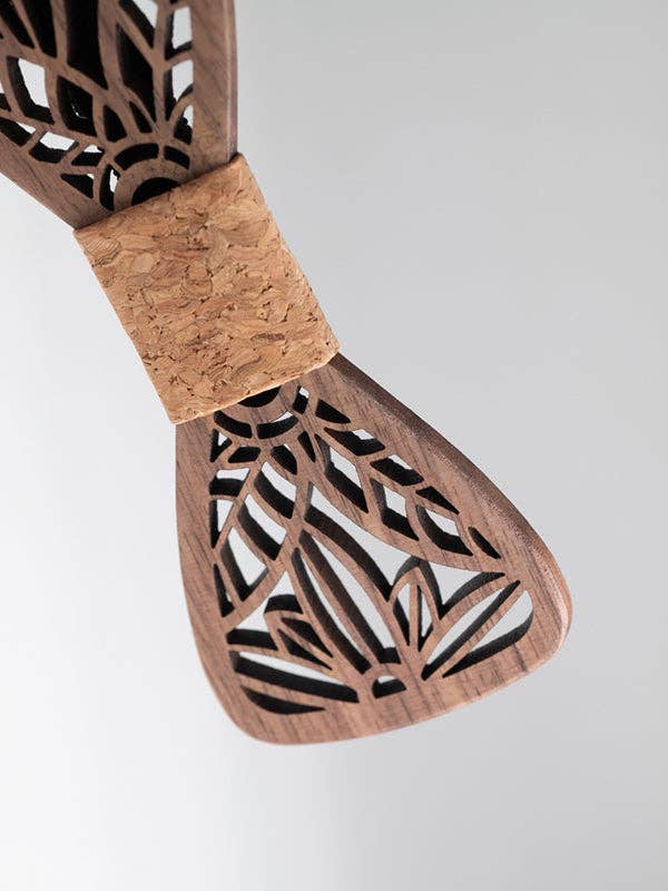 Wood&Chic - Wholesale Bow Tie - Men's - Men's Wooden Bow Tie - Hemlock6
