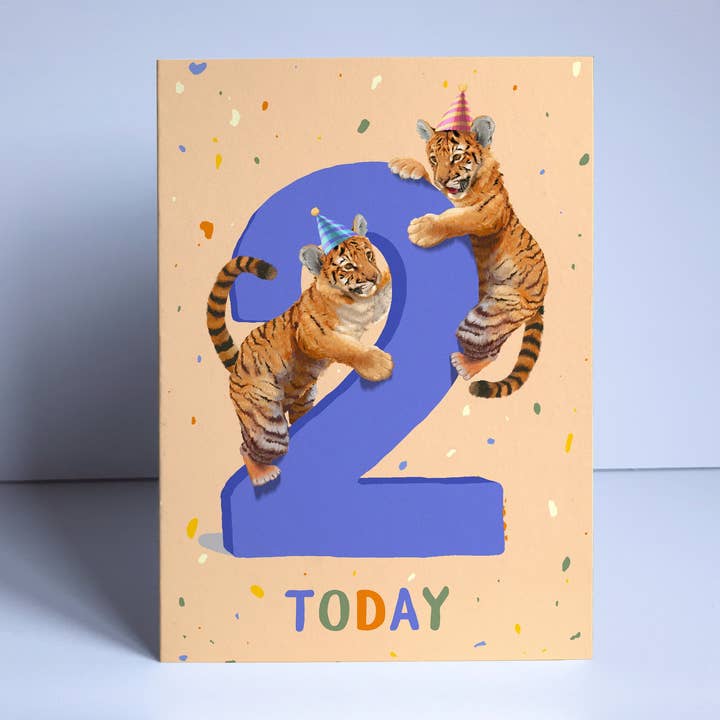2nd Birthday Card for Boy, Girl, Niece, Nephew for wholesale by Fasanian Artistry