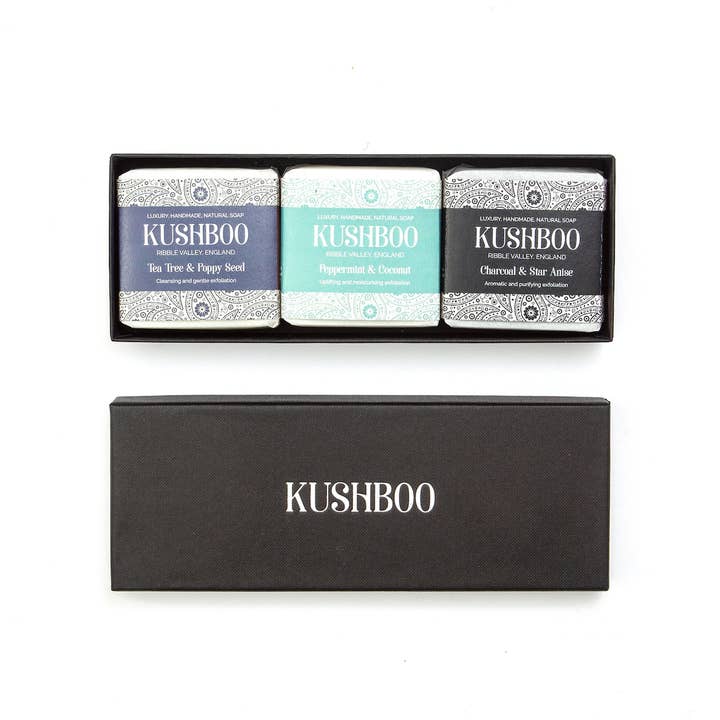 Handpicked for Men - Zeep Geschenkdoos voor wholesale door Kushboo Soaps & Skincare