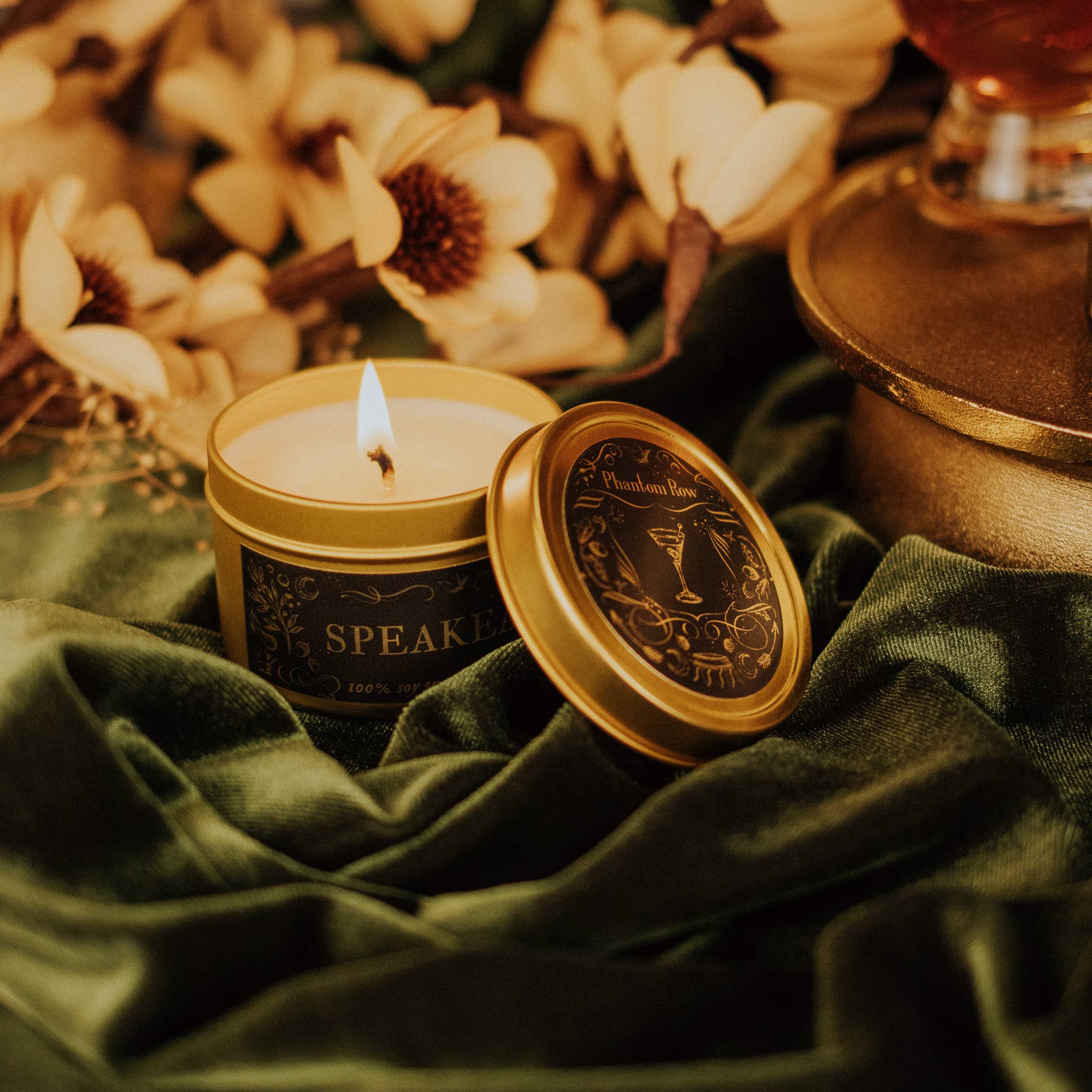 Phantom Row - Wholesale Jar/Filled Candle - Speakeasy | Literary & Gothic-Inspired Jar Candle4