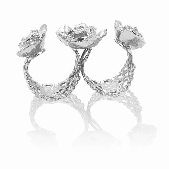 ANELLO TRIPLO rosetta Rosey per la vendita all'ingrosso da parte di MORDEKAI