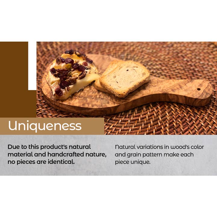 Choixe - Wholesale Cutting Board - Original Olive Wood Cutting Board with Handle4