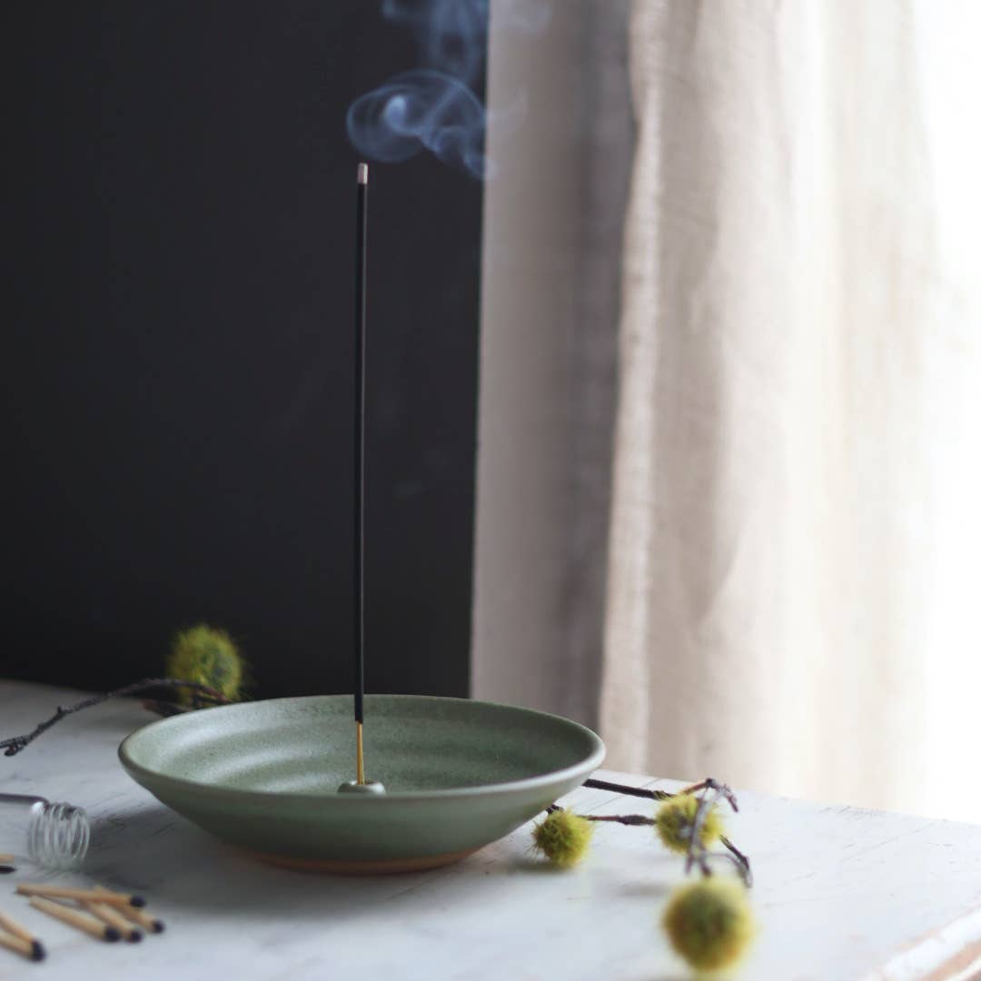 Gravesco Pottery - Vente Porte-encens - Brûleur d'encens en poterie artisanale moderne, 4 couleurs19