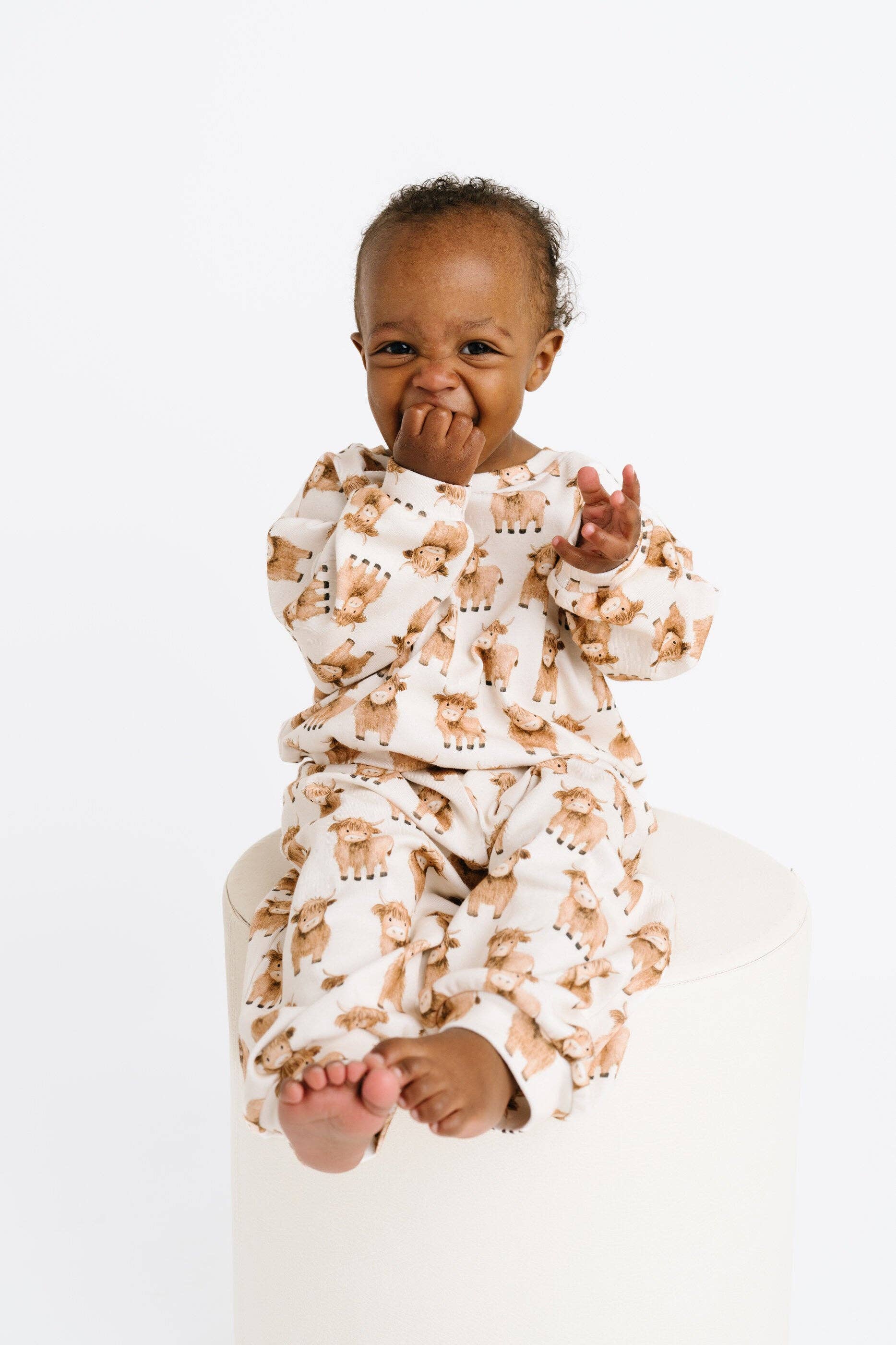 Little One Shop - Wholesale Top & Pant Set - Baby - Mini Highland Sweatsuit6