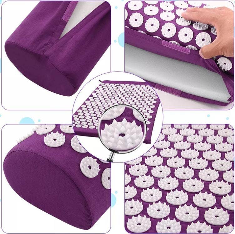  Pack Mix Match Colors  Acupuncture Mattress Mat Back Pain Relief and Neck Pain Reli for wholesale on Faire14