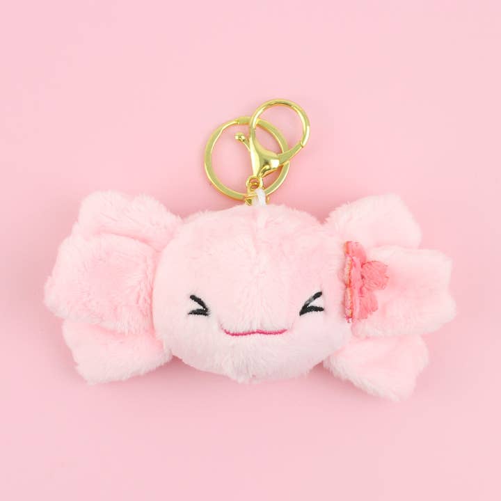 Agi the Axolotl Plushie Keychain for wholesale by Agi Jagi Shop