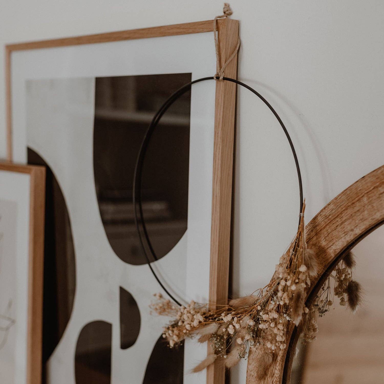 Eulenschnitt – wholesale Wreath – Metal Wreath Circle 2-Piece Set (PU = 4 Sets)2