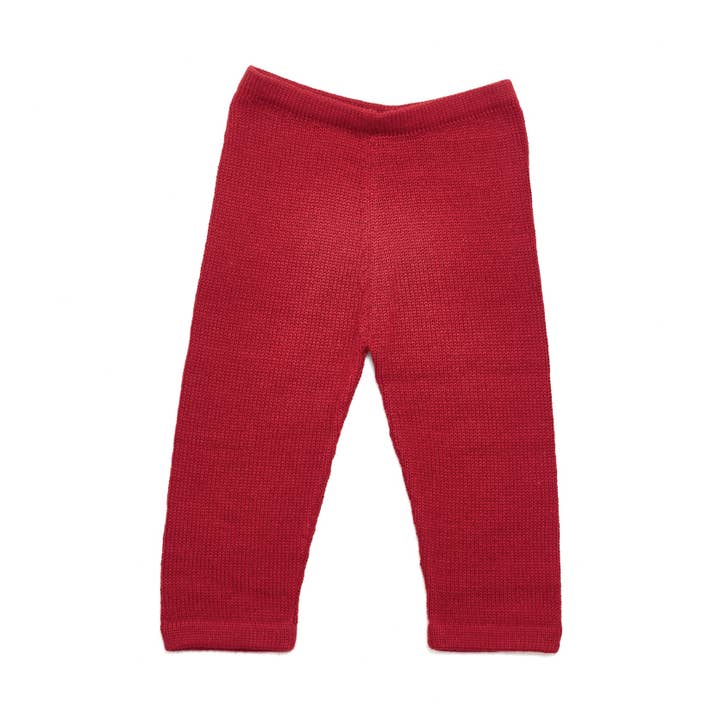 Baby Alpaca pants Red for wholesale by Petidoux
