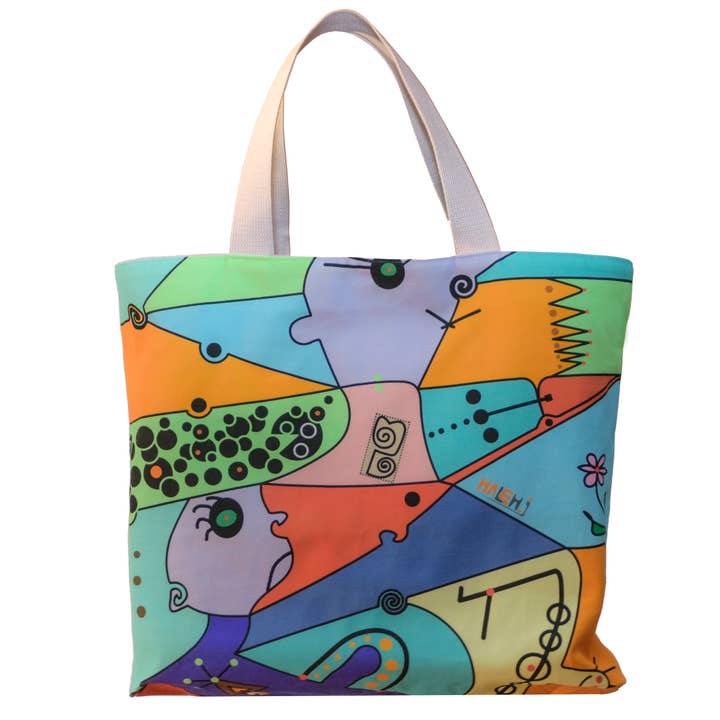 Canvas Tote Bag #9 for wholesale by Haleh.J Collection