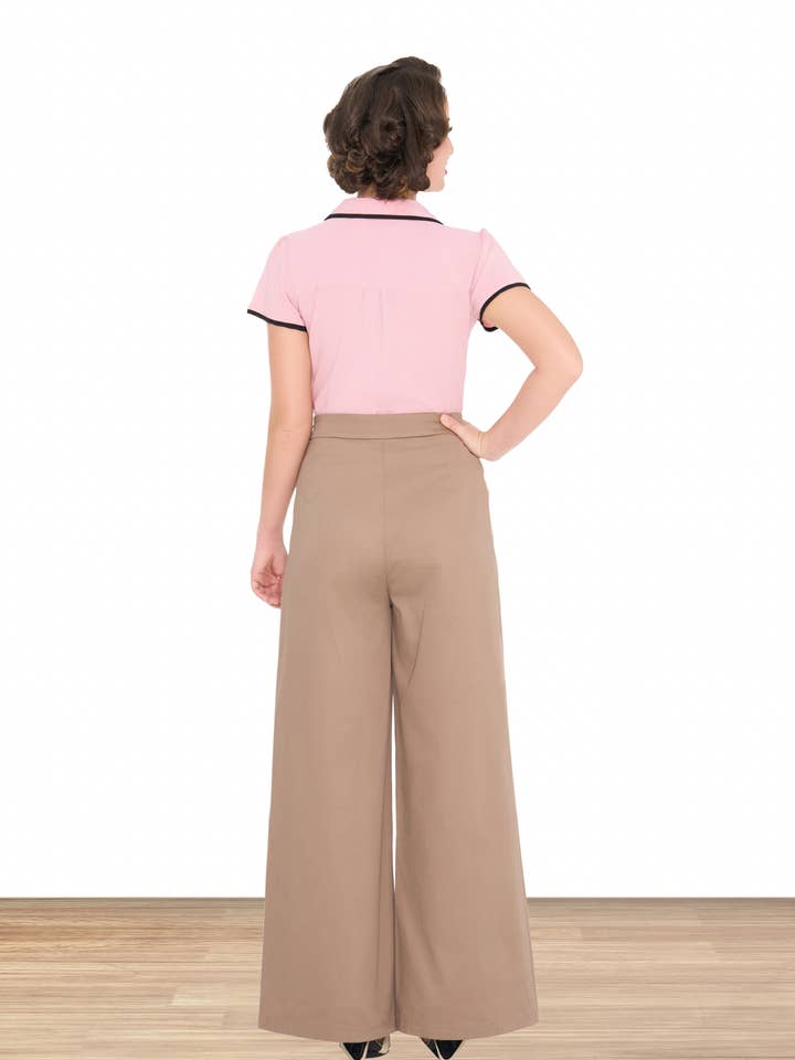 Lindy Bop / Econotrom S.L. – wholesale Blus - Dam – Tracey Mae Blus Rosa4