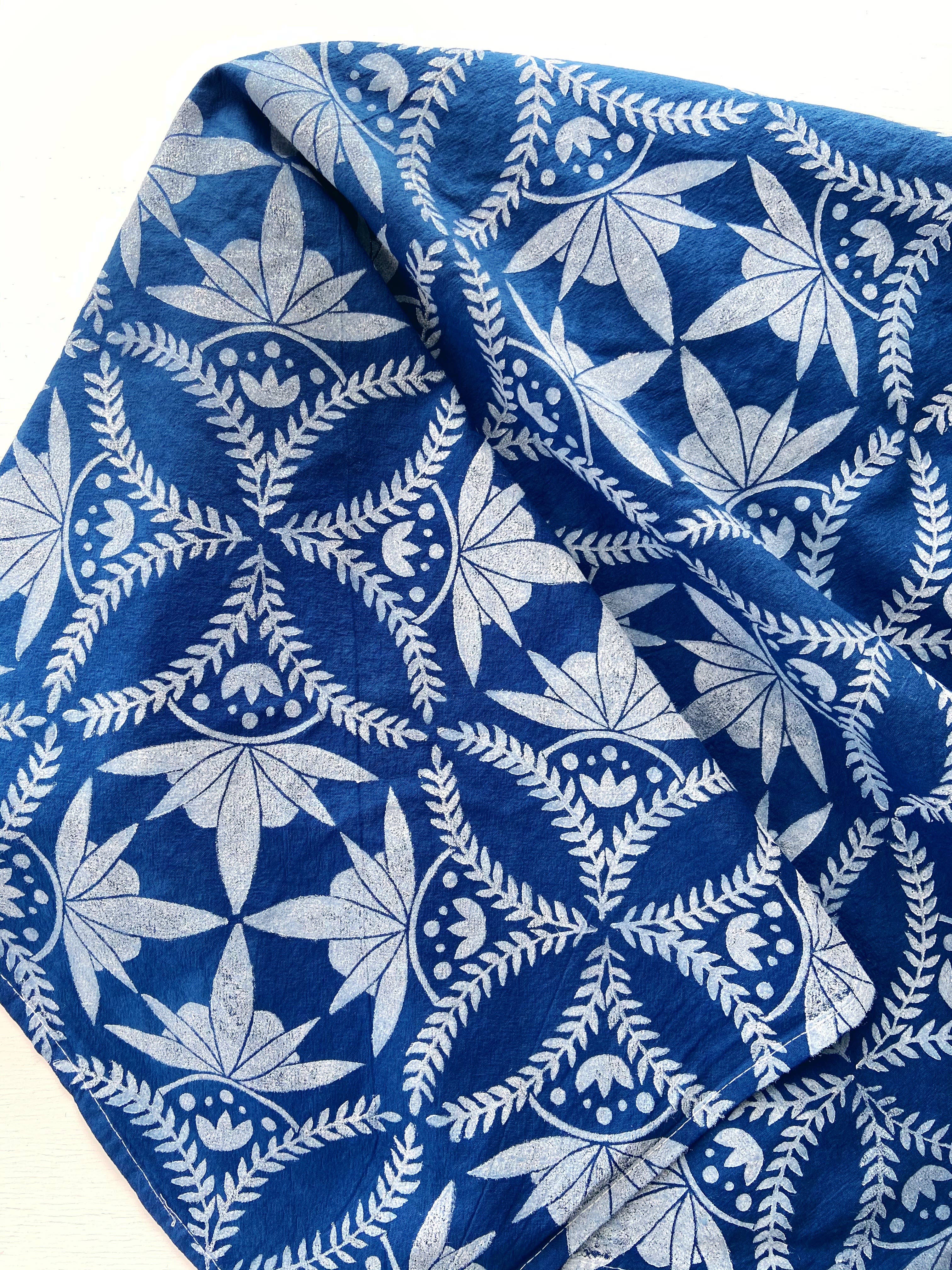 Andria Green - Wholesale Tea Towel - Folk Floral Tea Towel1