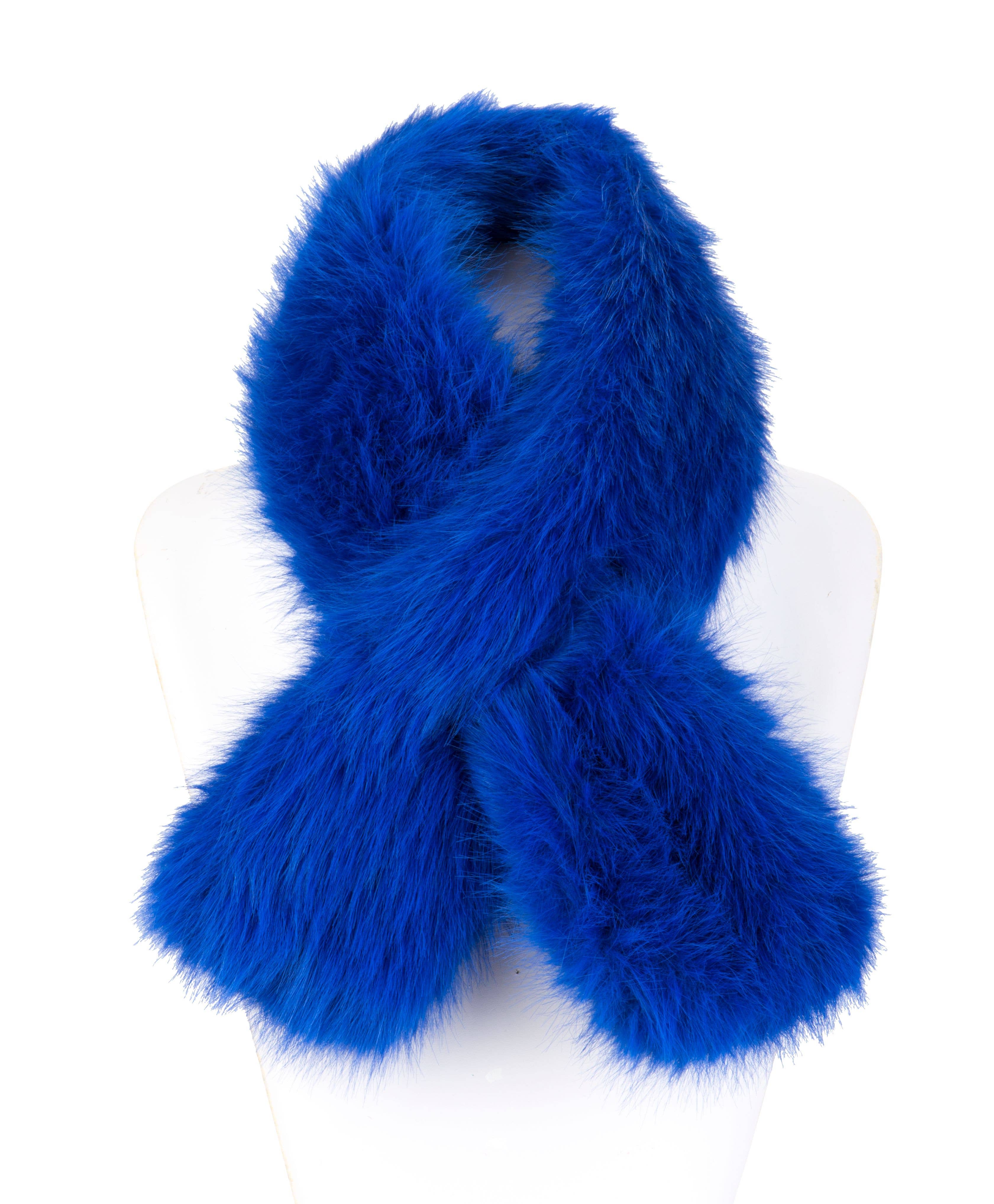 Kaleidoscope Accessories - Vente Écharpe – femme - Écharpe à col rond en fausse fourrure de renard, 6 assorties5