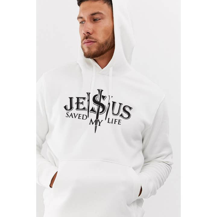 JESUS SALVOU A MINHA VIDA GRÁFICA HOMEM CAPUZ por atacado de crashangel.us