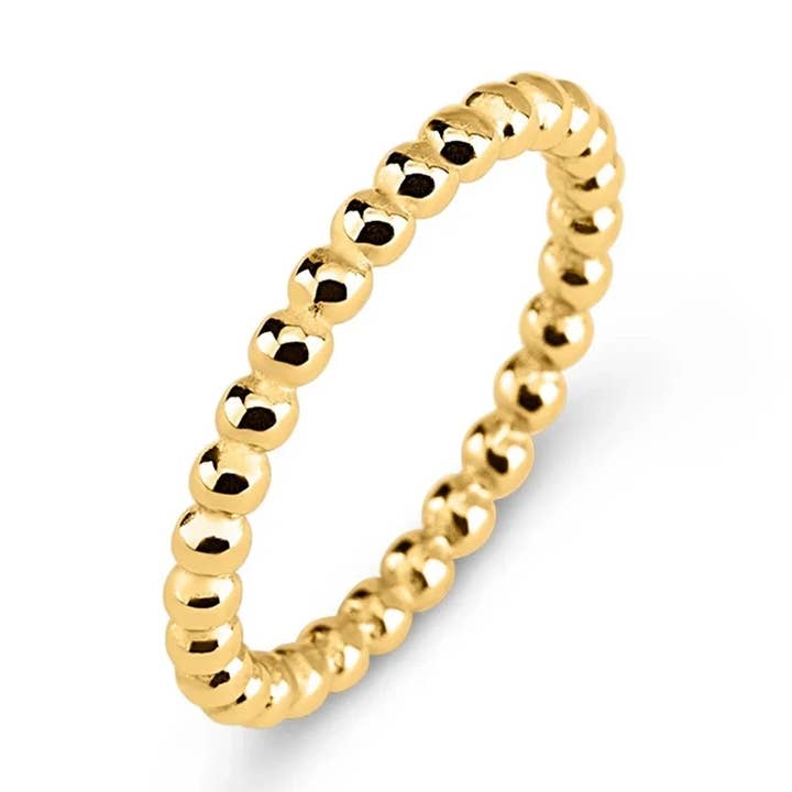 Anel Melano Friends Hailey Colorido Dourado por atacado de Melano Jewelry