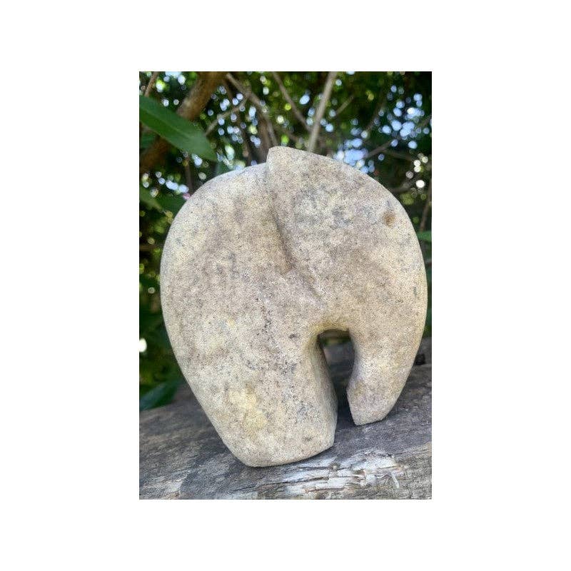 Paloma Black (Casa Natura Design, S.L.) - Wholesale Decorative Figurine - Set Of 2 Pieces: Hand Carved Solid Sandstone Elephants1