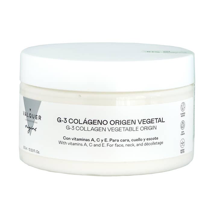 Crema viso G-3 Collagene - 250 ml per la vendita all'ingrosso da parte di Valquer Laboratorios