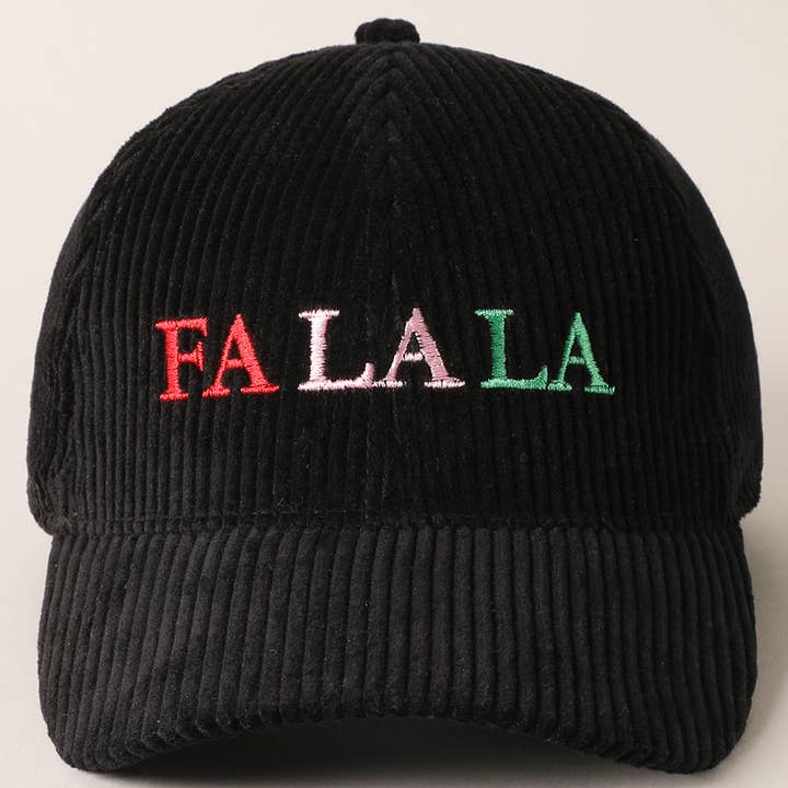 Fashion City - Wholesale Baseball Cap - Unisex - FALALA Colorful Embroidery Corduroy Cap