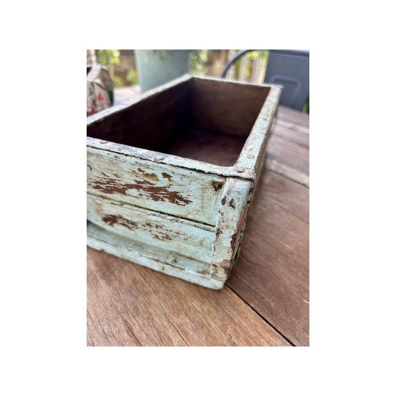 Paloma Black (Casa Natura Design, S.L.) – wholesale Planter box – Set Of 2 Traditional Old Indian Brick Molds With Retro Hand1