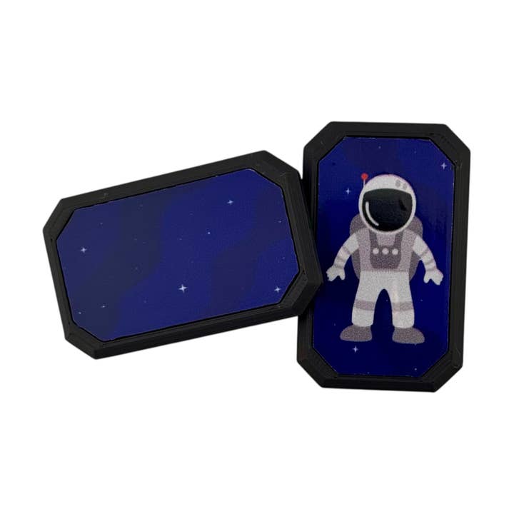 Astronaut Silent Fidget Slider for wholesale by Kahn Creations - Sensory Friendly and Custom Products