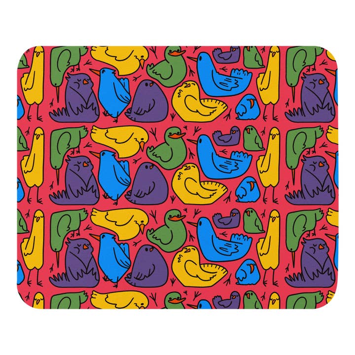 Birb Desk Mauspad für den Großhandel von 3rd Eye Textile Art
