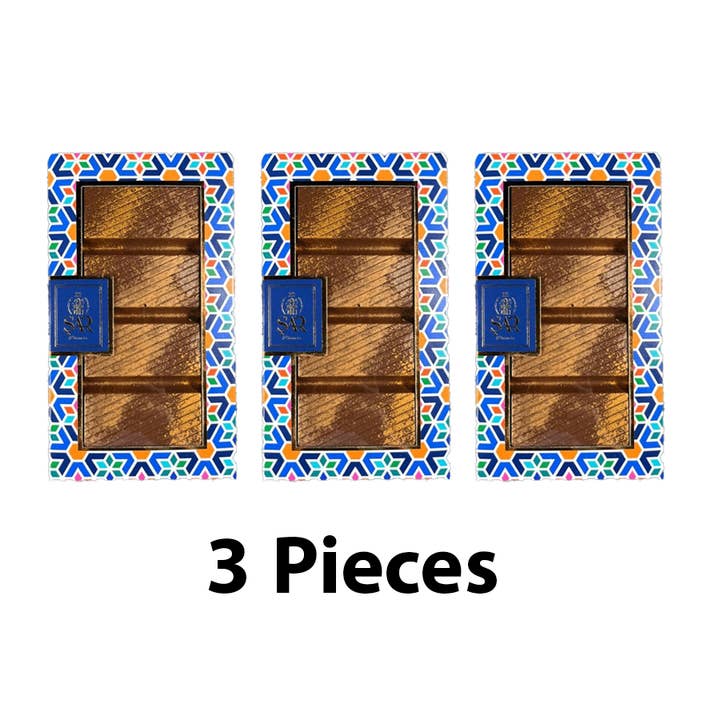 Aladdin - Wholesale Chocolate Bar - Handmade Dubai Chocolate Tablet - Belgian Chocolate with Pistachio & Roasted Kadayif