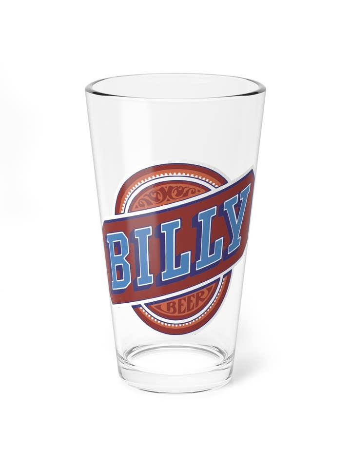 Billy Beer - Pint Glass, 16oz for wholesale by Yinzylvania