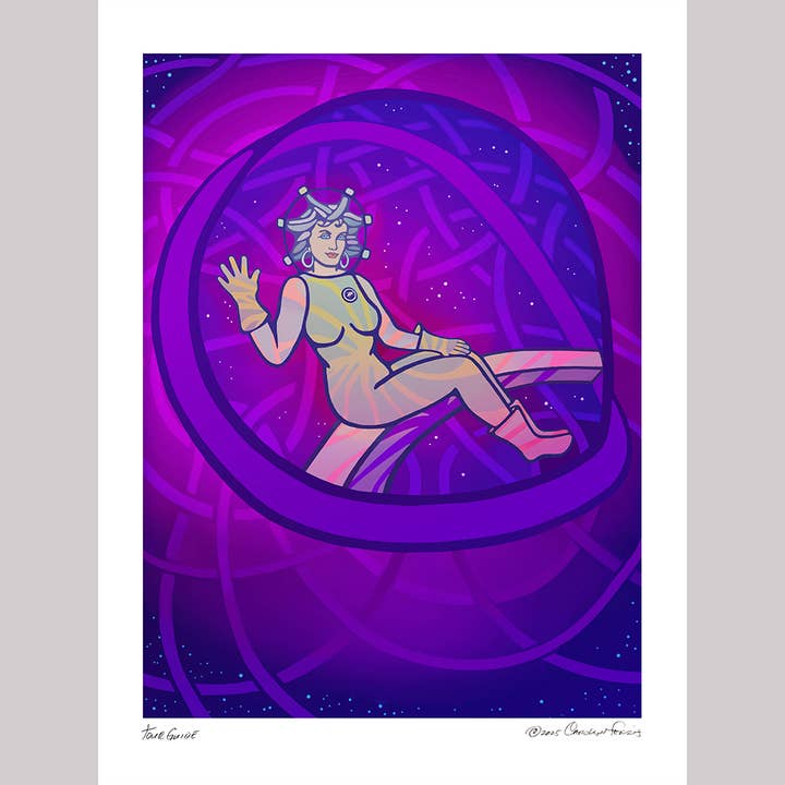 Tour Guide — 18x24 Art Print for wholesale by Carolyn Ferris Art