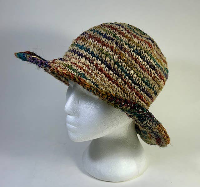 Foot Path Trading Co - Wholesale Straw Hat - Women's - Hemp Sun Hat Color