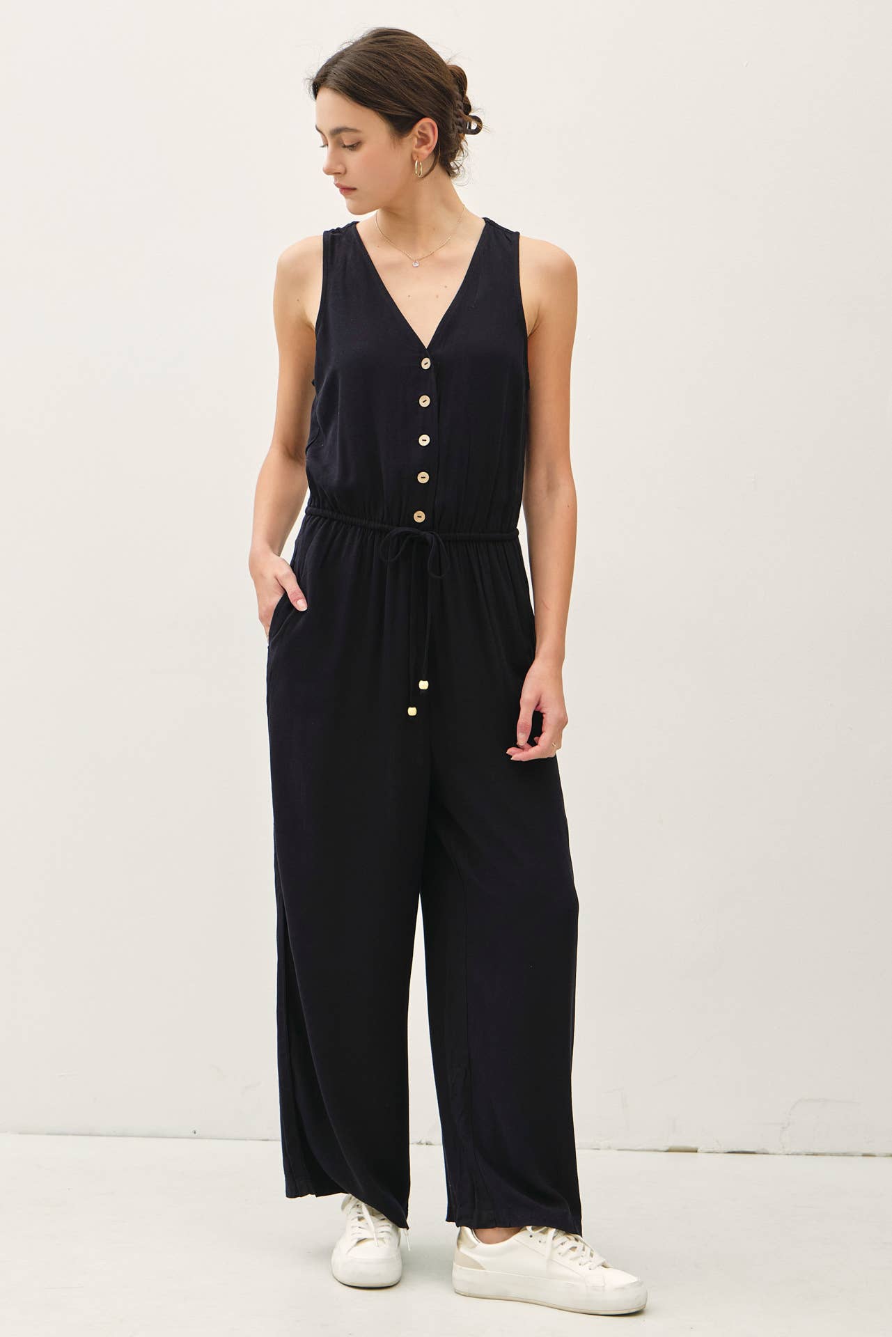 Be Cool - Vente Combinaison – femme - COMBINAISON À BOUTONS ET COL EN V0