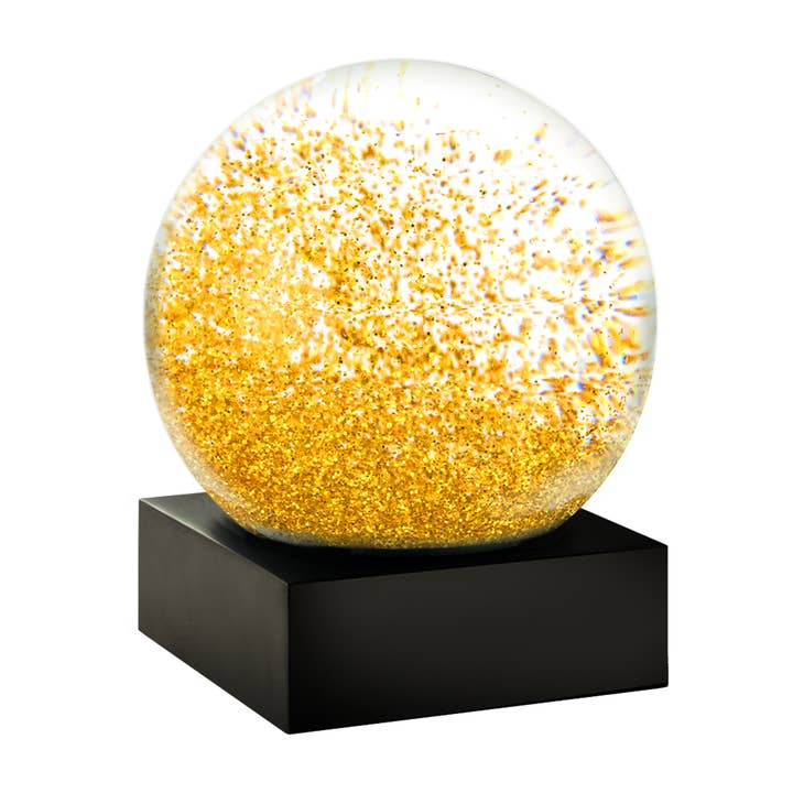 CoolSnowGlobes - Wholesale Snow Globe - Bling Mini Snow Globe Mixed Set of 12 (6 silver, 6 gold)