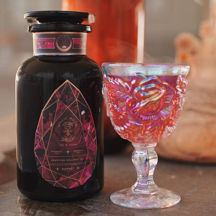 Magic Hour - Wholesale Health/Detox Tea - Garnet: Violet Wine Gemstone Wellness Tea