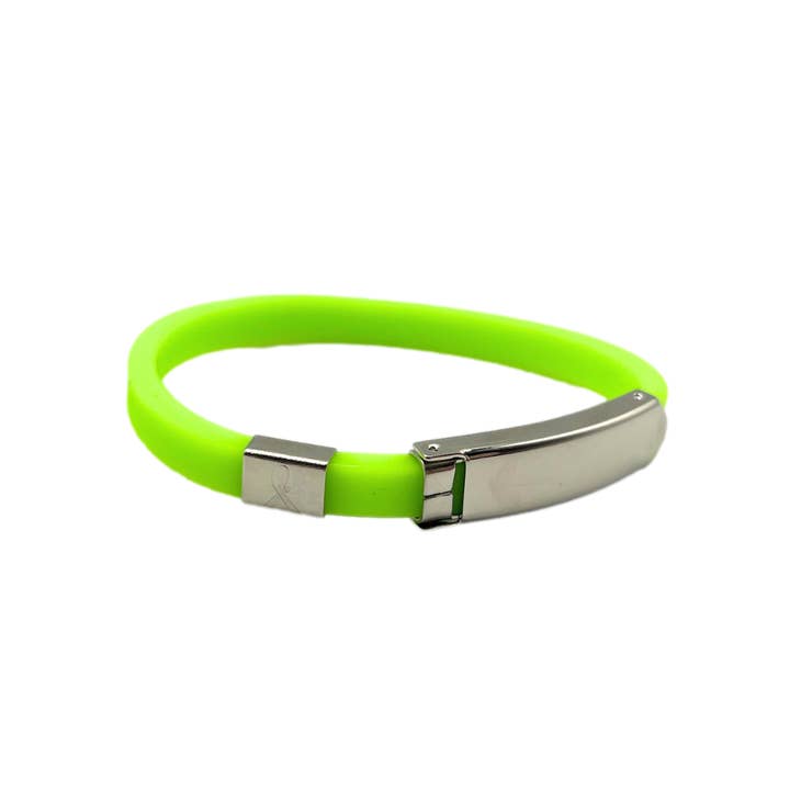 UNTIL THERES A CURE FOUNDATION - Wholesale Bangle Bracelet - Until There's A Cure Jelly Bracelet