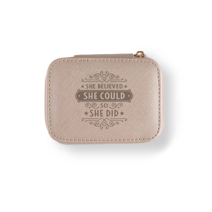 The H&H Group - Wholesale Jewelry Box/Organizer - Travel Jewelry Box - She Believed