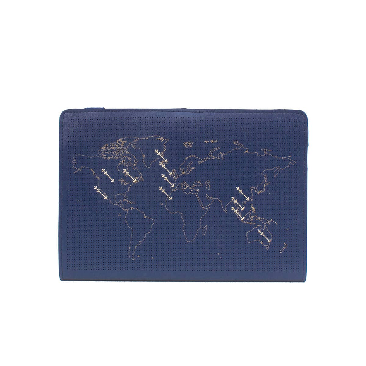 Chasing Threads - Wholesale Journal/Diary - Stitch Your Travels Map Notebook Kit - Navy Leather3