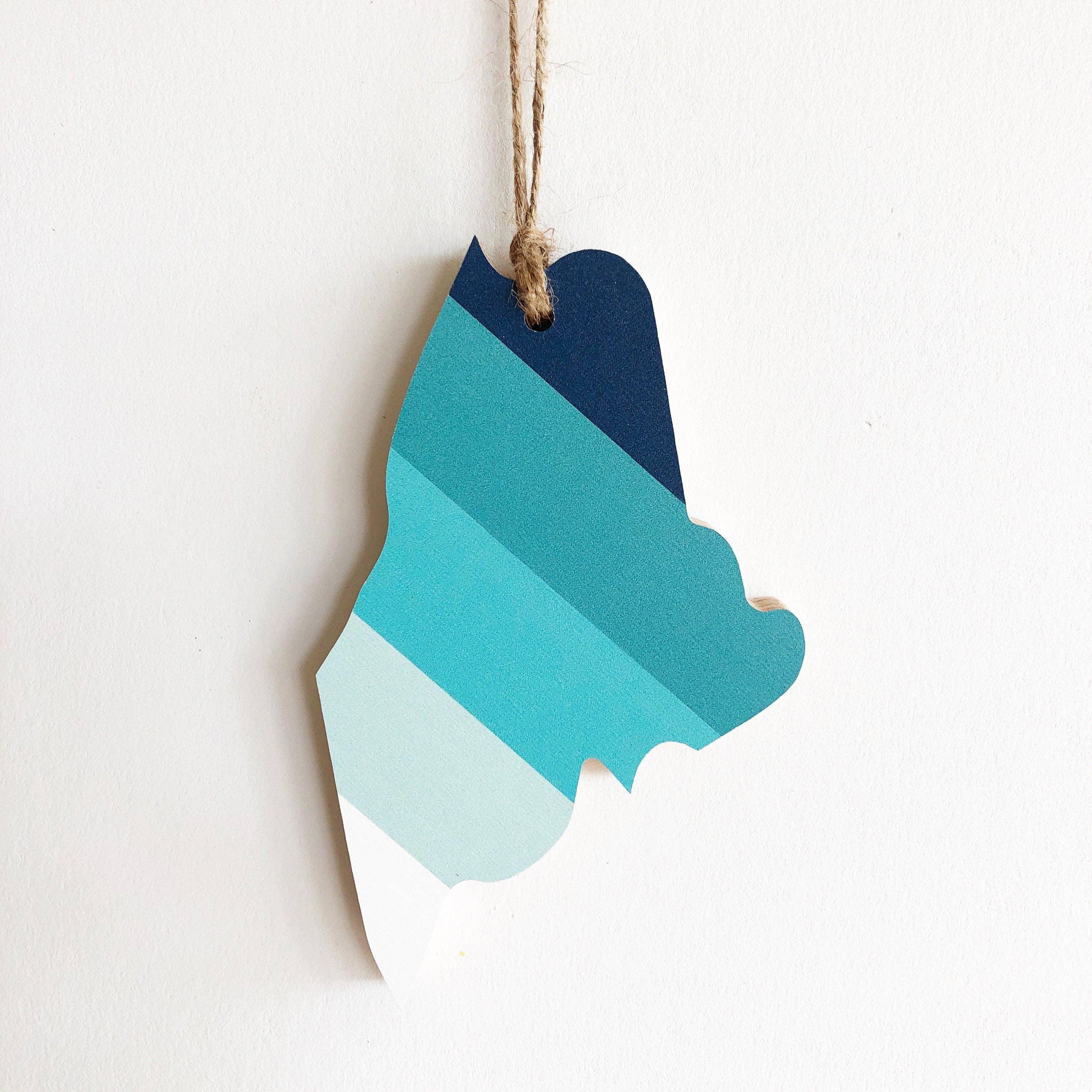 Hemlock & Heather - Wholesale Ornament - Comal Stripes State Ornaments11