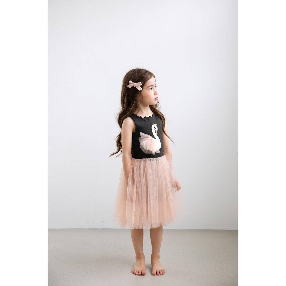 Petite Hailey - Wholesale Dress - Kids - Swan Tutu Dress5