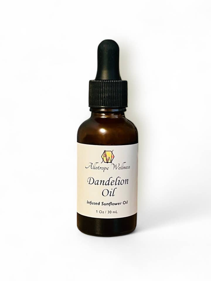 Dandelion Oil - Natural Skin, Hair, and Scalp Nourishment for wholesale by Allotrope Wellness, Inc.