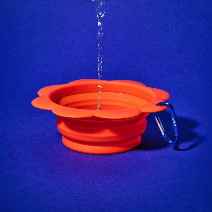 JAMPY - Wholesale Pet Travel Bowl - Cat/Dog - Flower Bowl - Silicone Collapsible Travel Bowl for Dogs2