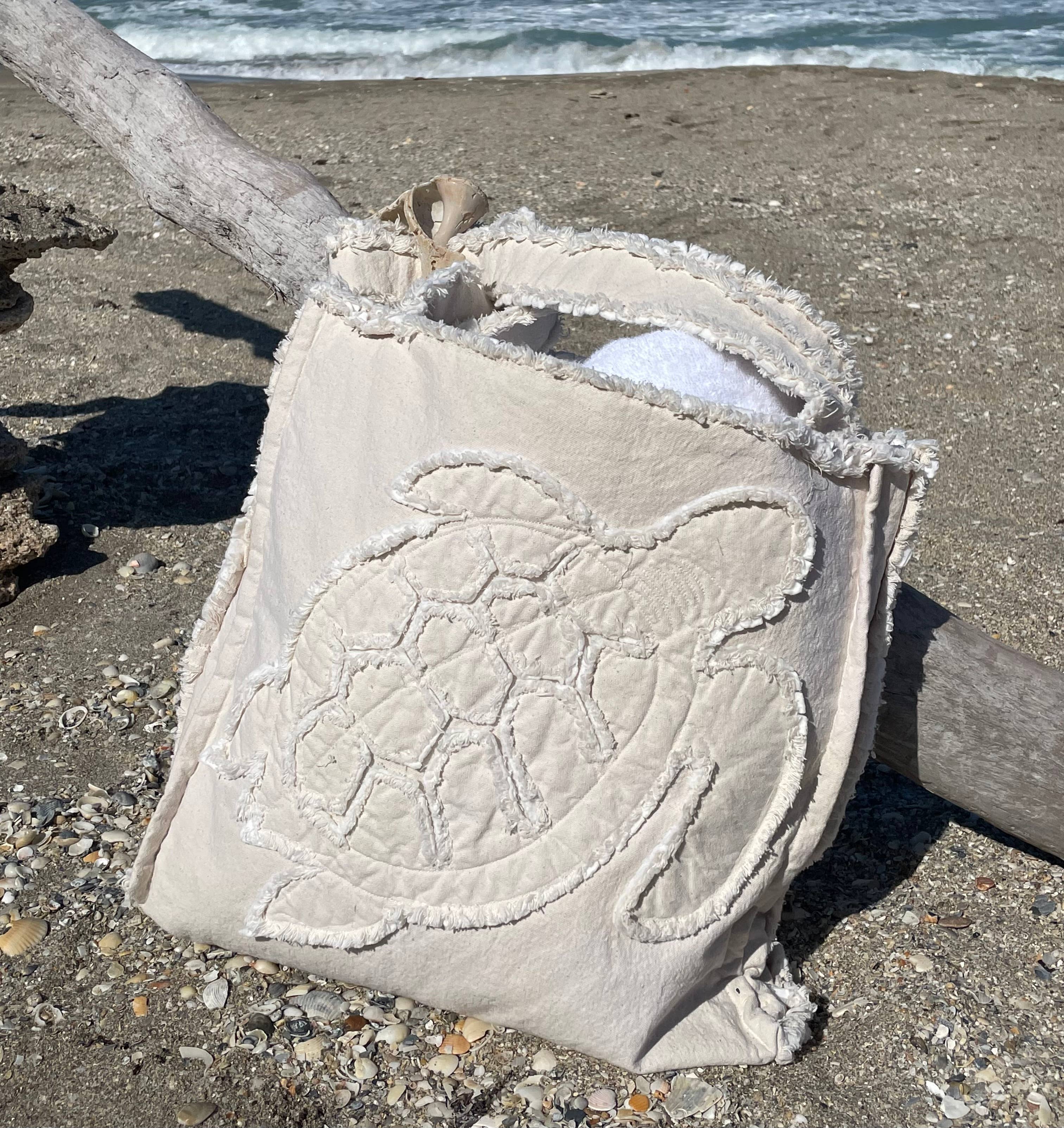 Sandy by the Sea Designs – wholesale Beach bag – COASTAL SEA TURTLE BEACH BAG9