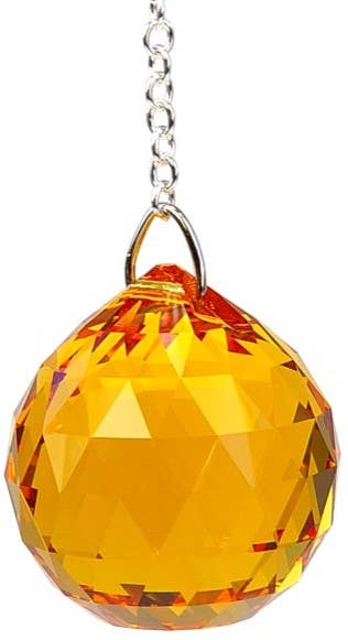 WLM - Wholesale Suncatcher - Orange Disco Ball Suspension0