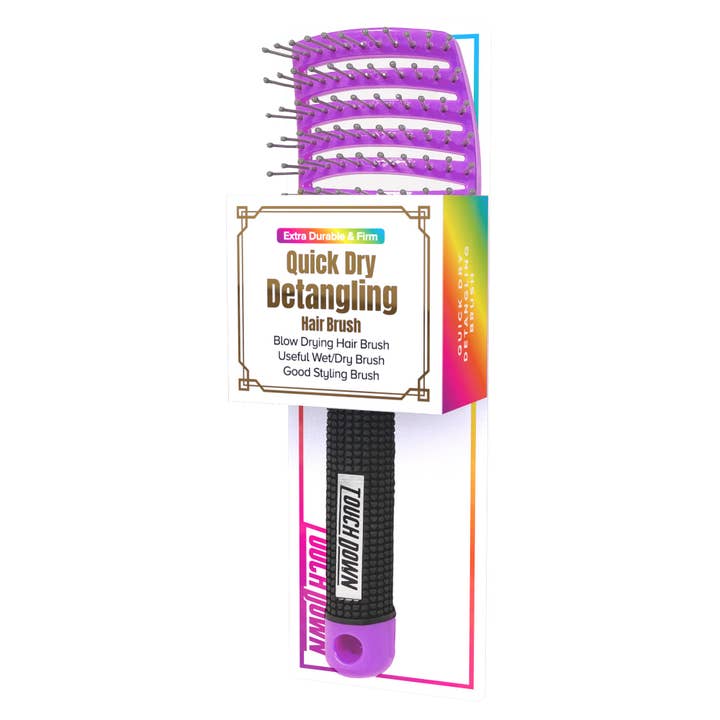SM Beauty LLC - Wholesale Hair Brush/Comb - Touchdown Quick Dry Detangling Hair Brush2