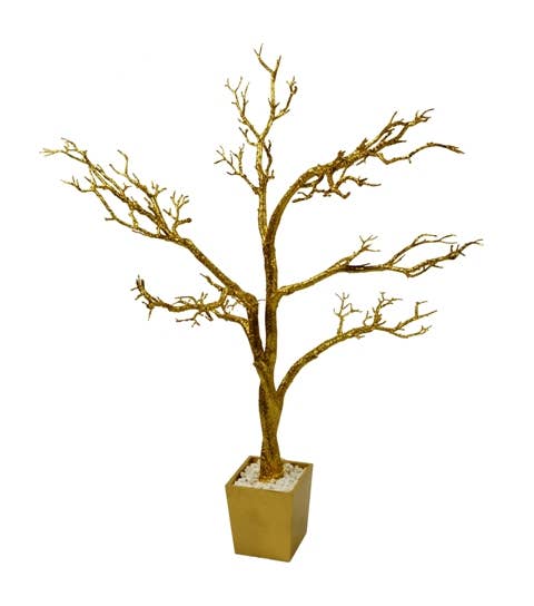 Galt International Company - Vendita all'ingrosso Piante artificiali - Albero di Manzanita in Vaso da 1,2 m con Sassi4