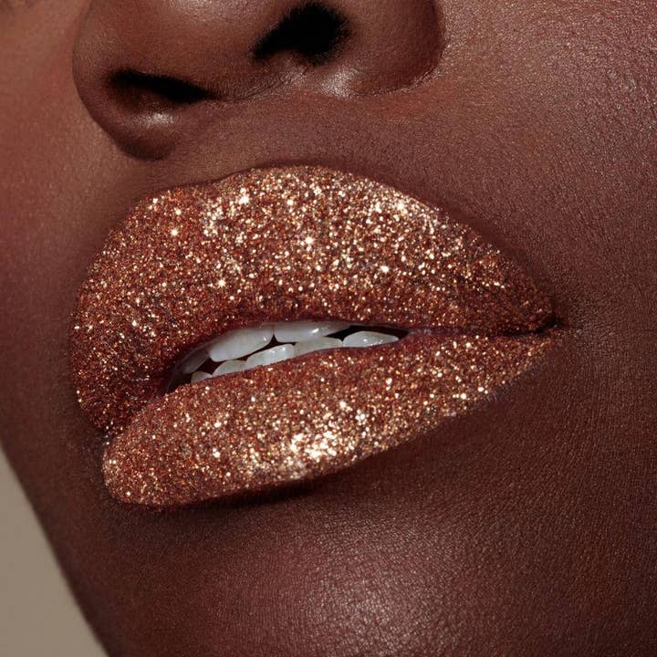Beauty BLVD - Wholesale Lip Gloss - Guilty Rose - Glitter Lips