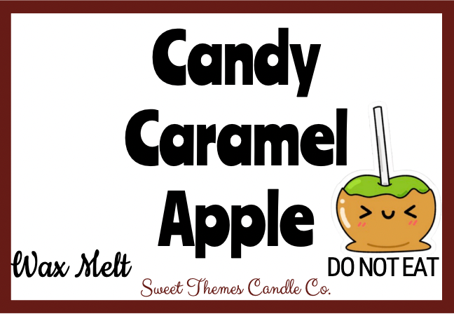 Sweet Themes Candle Co. - Vente Fondants - Pomme Candy Caramel6