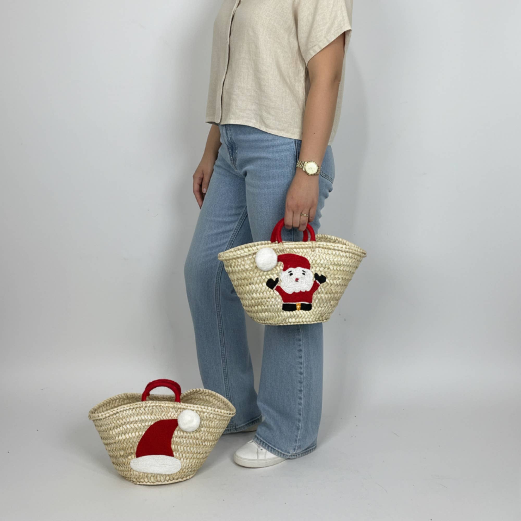 Melecraft – Großhandel Weihnachtsschmuck – Weihnachtsgeschenkkorb – Mini aus natürlichen Palmblättern4