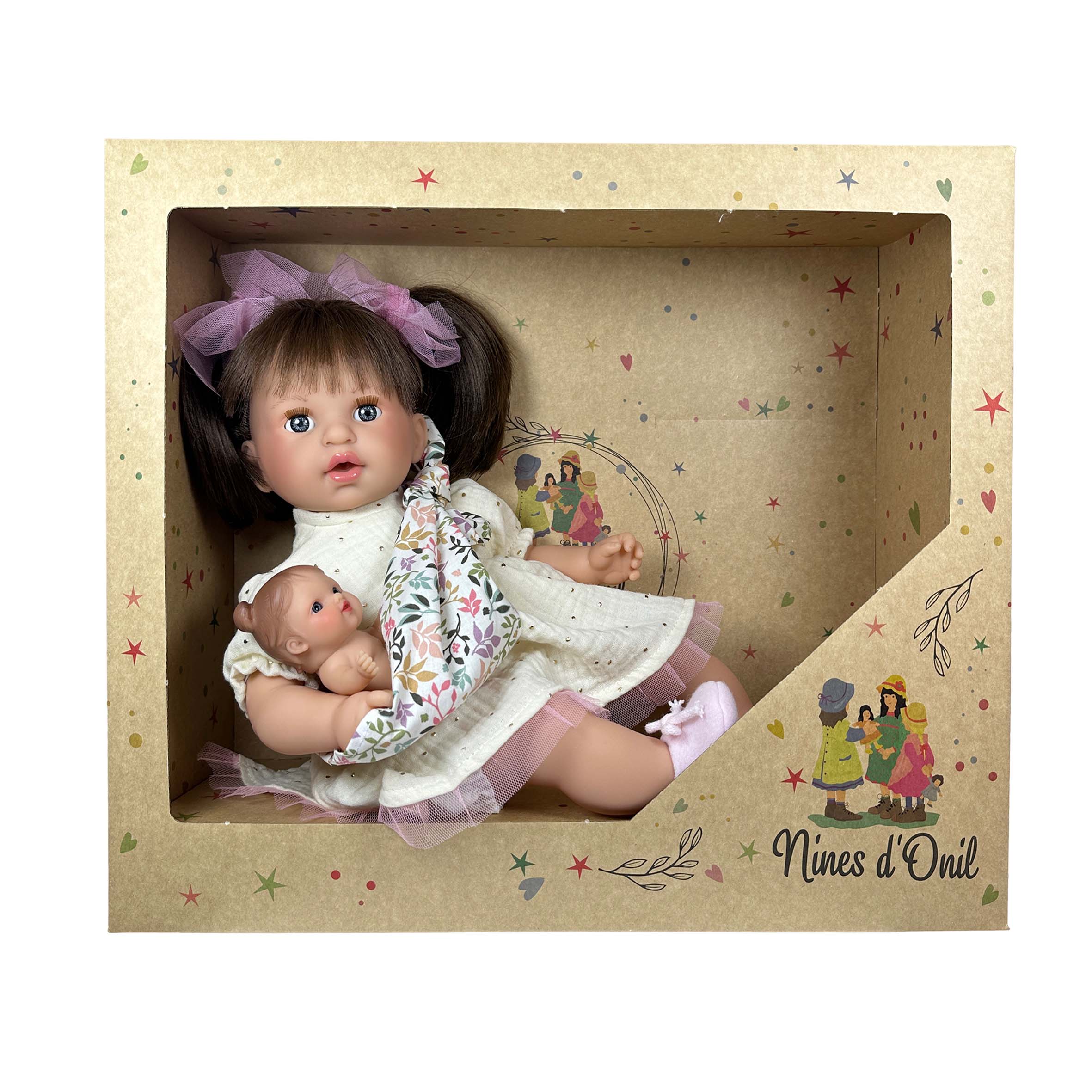 Nines Artesanals d'Onil Dolls - Wholesale Doll - Kids - ALEX DOLL WITH CREAM BABY9