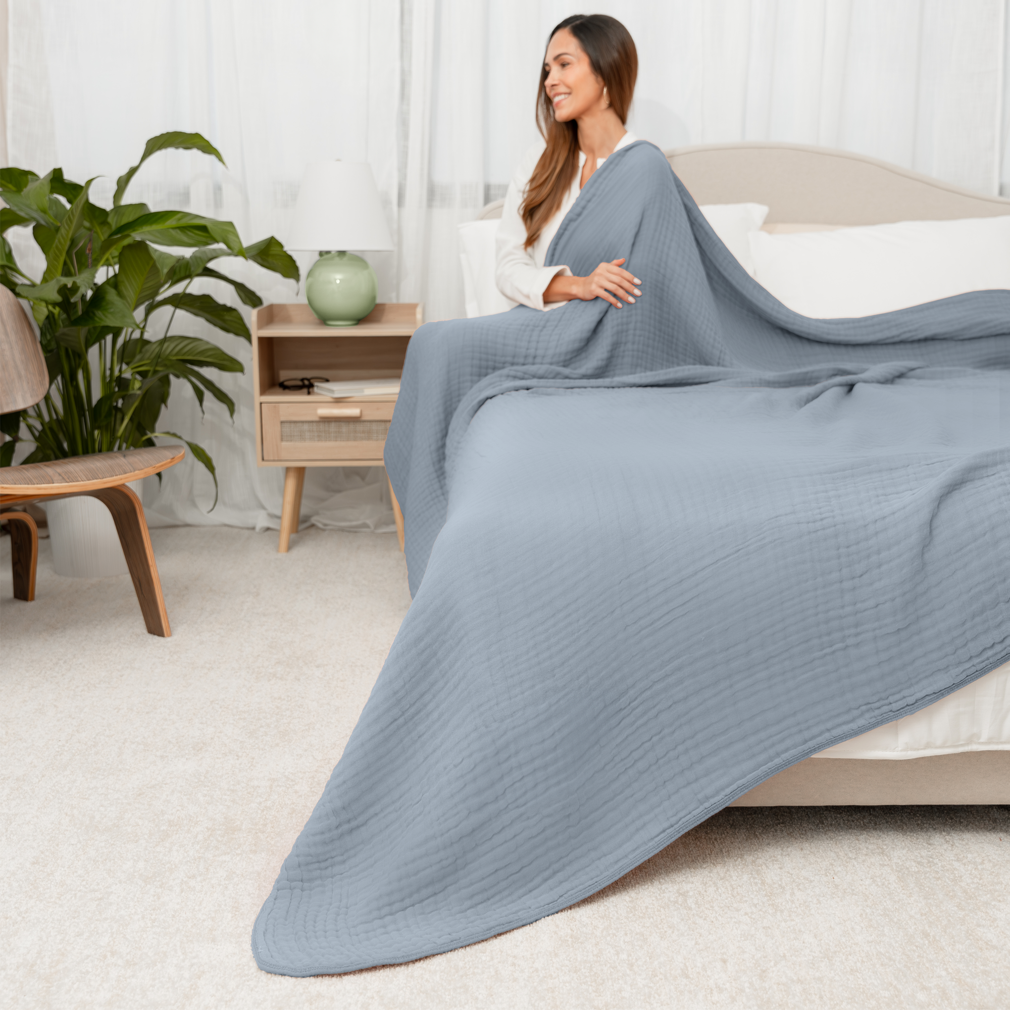 Comfy Cubs - Wholesale Bedding Blanket - Muslin Blanket for Adults, 6-Layer Bedding by Comfy Cubs123