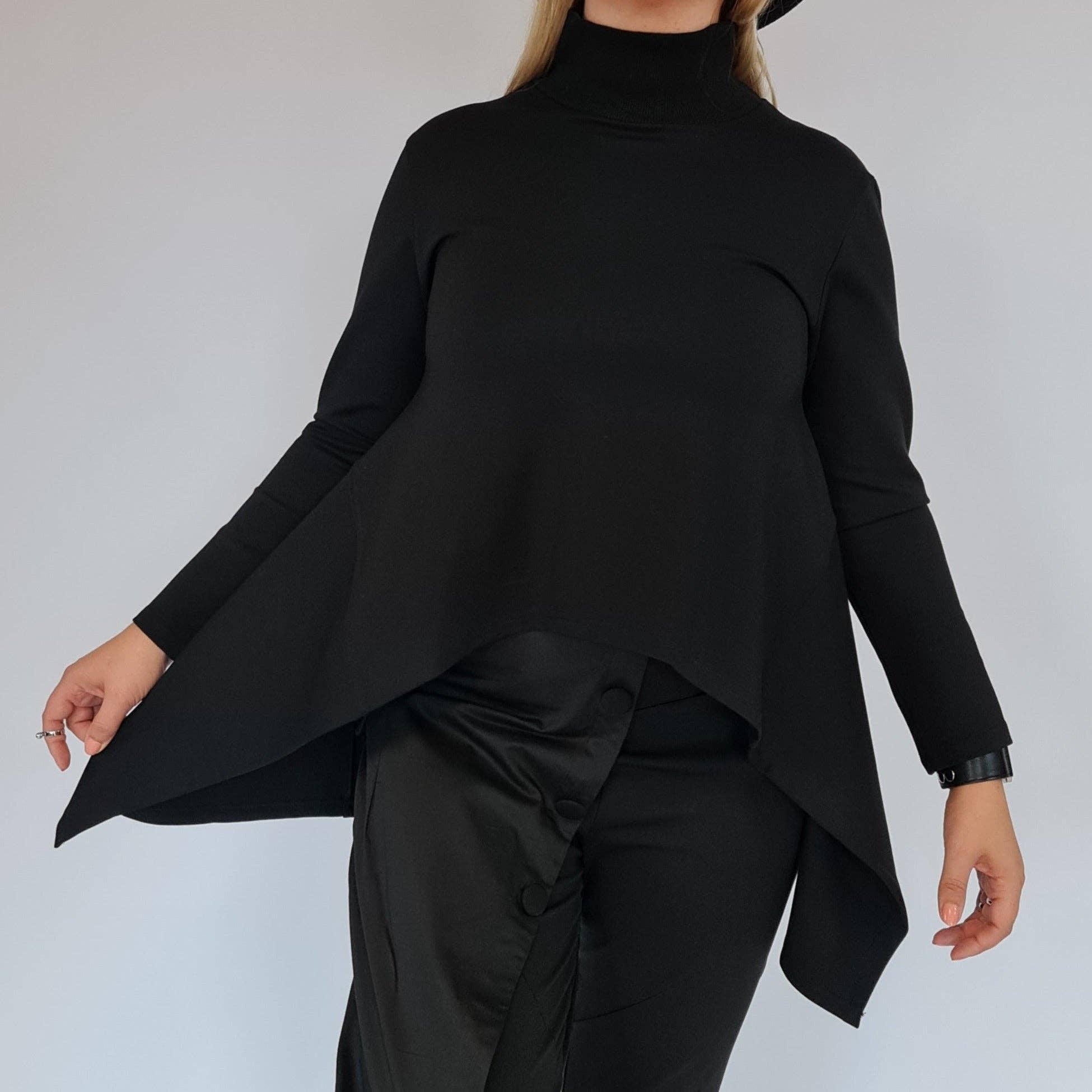 Simple Moderne – Großhandel Sweatshirt – Damen – Simple Moderne Jazz Up Pullover mit asymmetrischem Schnitt10